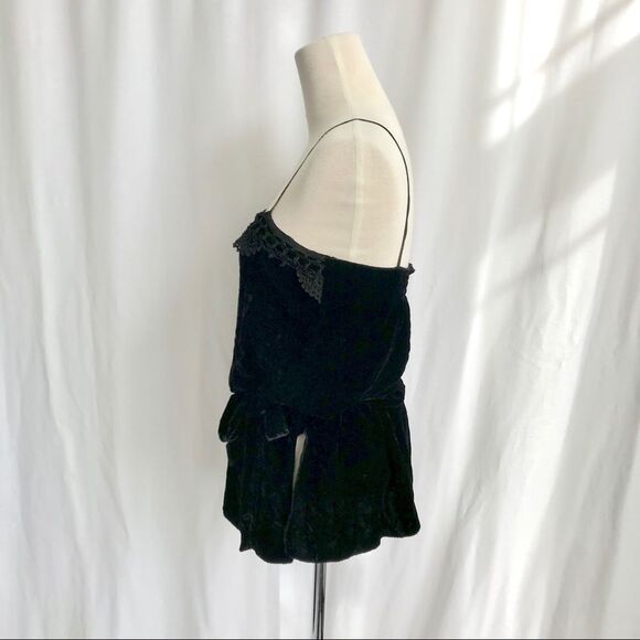 Twelfth Street By Cynthia Vincent Velvet top S - Picture 5 of 9